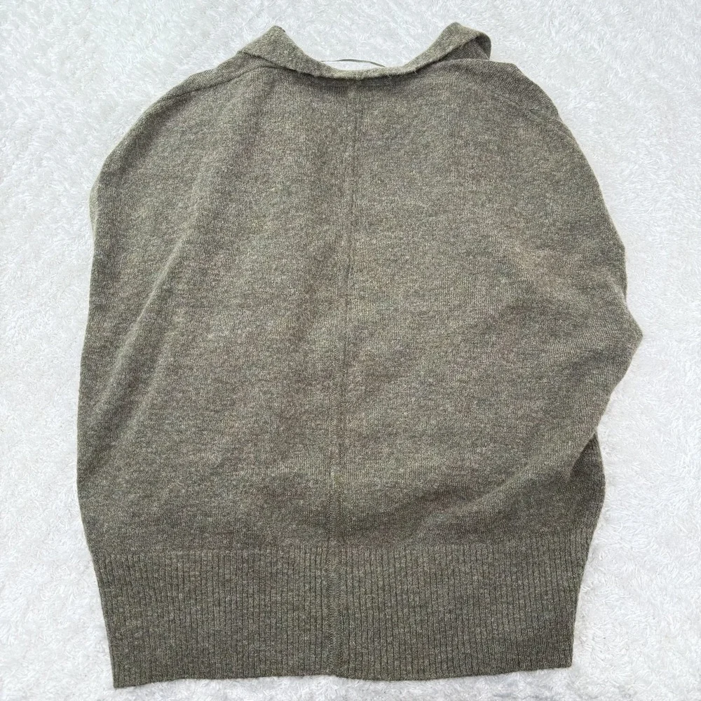 Banana Republic Sweater Womens Medium Large Cardigan Wool Cocoon Pockets Pullove - Picture 2 of 12